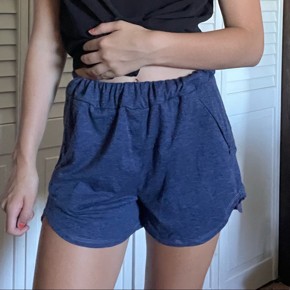 Blue shorts
